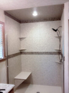 Beautiful shower walls