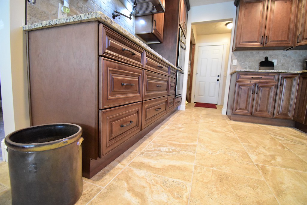 Top Tier kitchen remodeling in Strafford, MO with new flooring